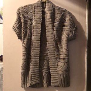 Ann Taylor Loft short sleeve cardigan sz XS